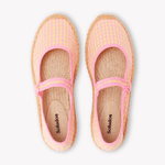Women's Mary Jane Espadrille | Vichy | Pink - Yellow - Womens Espadrilles - Pink - Yellow - ET2C - 