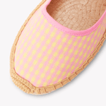 Women's Mary Jane Espadrille | Vichy | Pink - Yellow - Womens Espadrilles - Pink - Yellow - ET2C - 