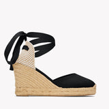 The Marseille Wedge - Classic - Noche Black - Women's - Women's Wedge Espadrilles - Noche Black - Soludos - 