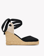 The Marseille Wedge - Classic - Noche Black - Women's - Women's Wedge Espadrilles - Noche Black - Soludos - 