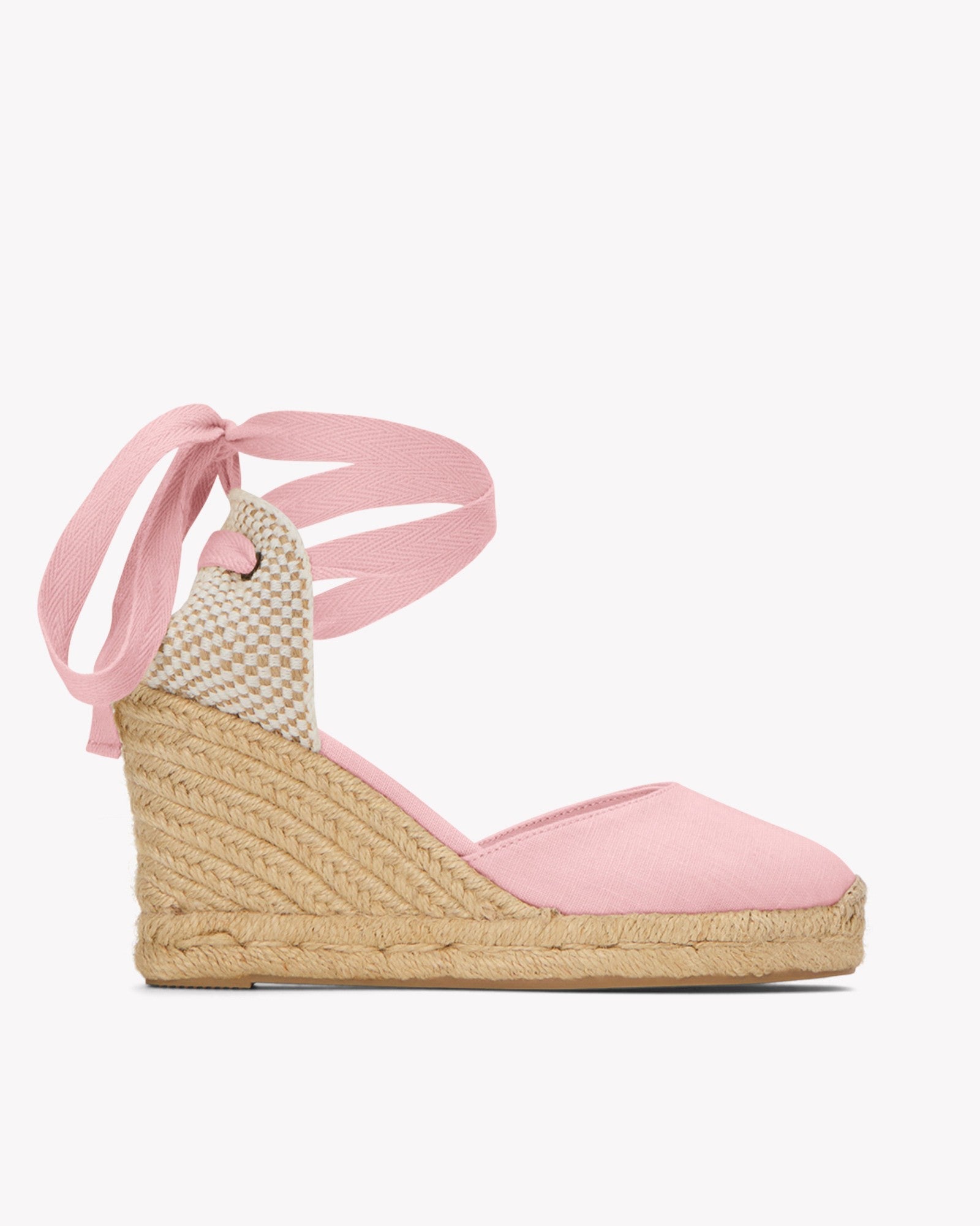 The Marseille Wedge - Classic - Rosa Pink - Women's - Women's Wedge Espadrilles - Rosa Pink - Soludos - 