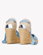 The Marseille Wedge - Classic - Dolphin Blue - Women's - Women's Wedge Espadrilles - Dolphin Blue - Soludos - 