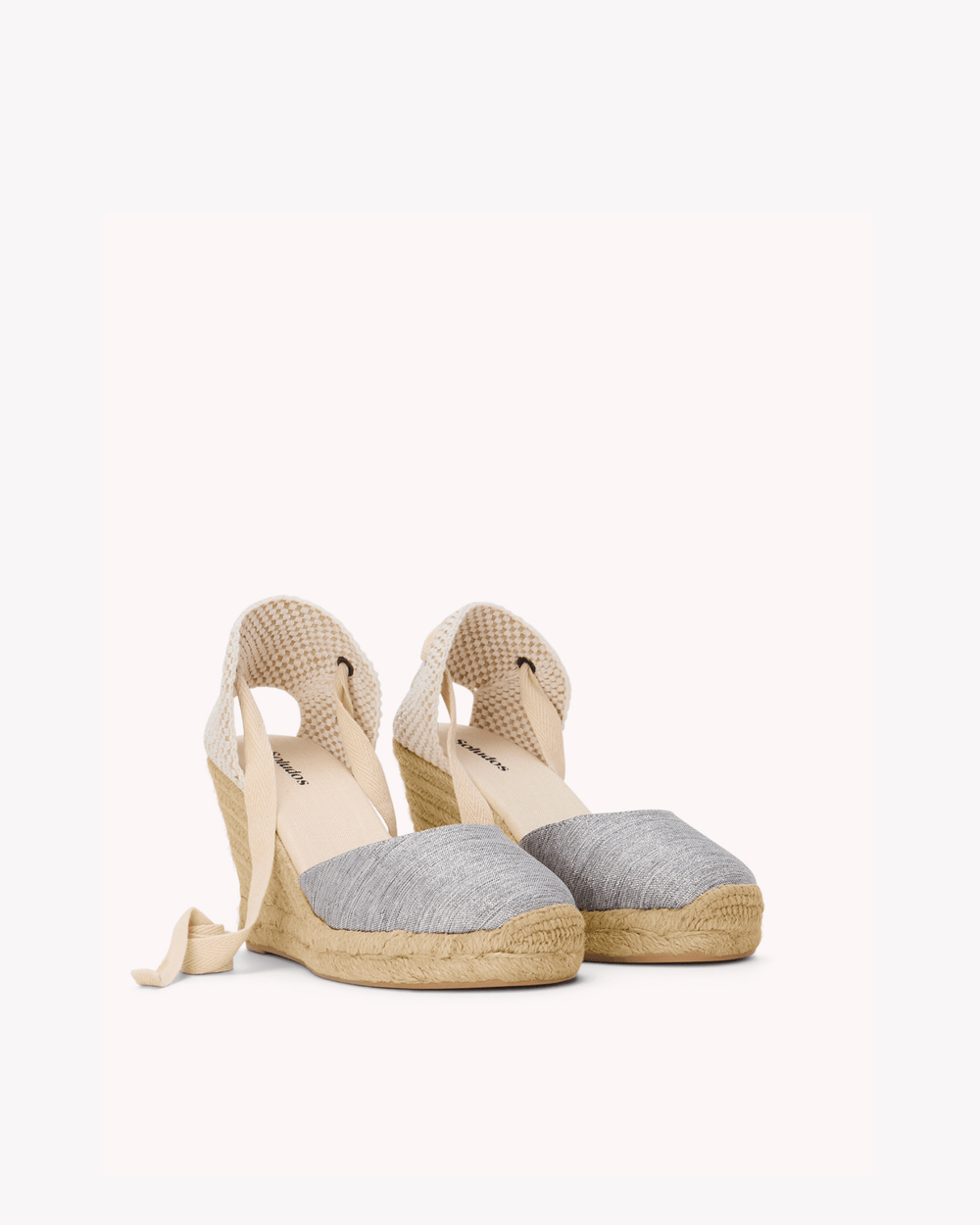 The Marseille Wedge - Metallic - Silver - Women's Wedge Espadrilles - Silver - Soludos - 