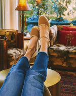 The Marseille Wedge - Leather Buckle - Miel Brown - Women's - Women's Wedge Espadrilles - Miel Brown - Soludos - 