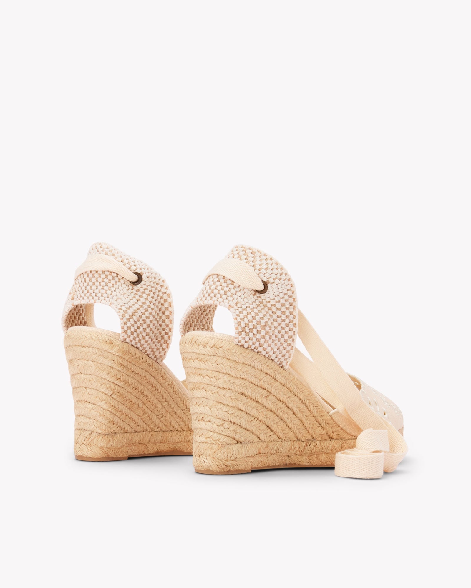 Women's Marseille Wedge Espadrille | Eyelet | Oasis White - Womens Espadrilles - Oasis White - Soludos - 