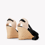 Women's Marseille Wedge Espadrille | Eyelet | Noche Black - Women's Espadrilles - Noche Black - Soludos -