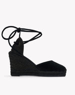 Womens_Espadrilles_The Marseille Wedge_Leather Colors_Noche Black - Tonal - Women's Wedge Espadrilles - Noche Black - Tonal - Soludos - 