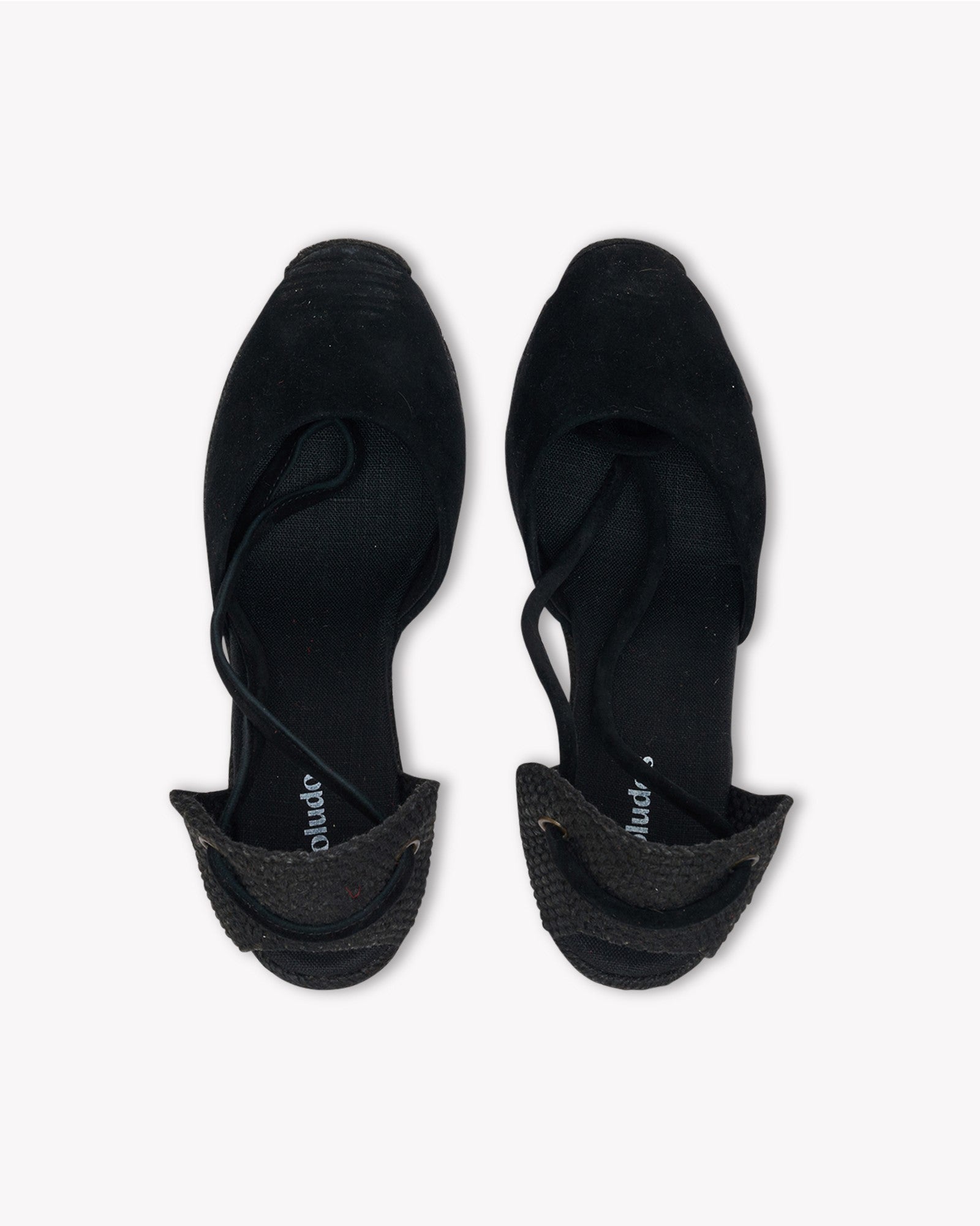 Womens_Espadrilles_The Marseille Wedge_Leather Colors_Noche Black - Tonal - Women's Wedge Espadrilles - Noche Black - Tonal - Soludos - 