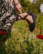 Womens_Espadrilles_The Marseille Wedge_Leather Colors_Noche Black - Tonal - Women's Wedge Espadrilles - Noche Black - Tonal - Soludos - 