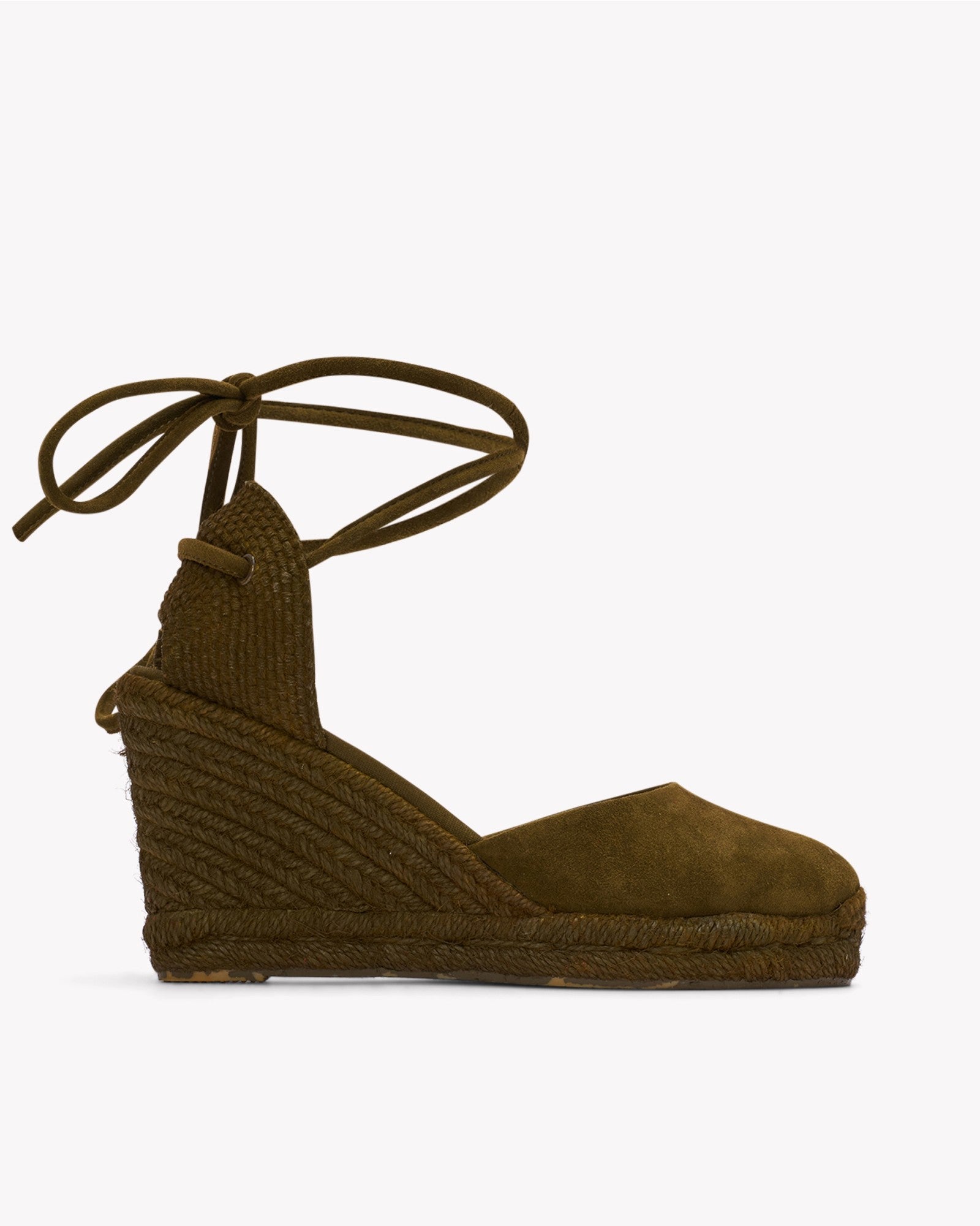 Womens_Espadrilles_The Marseille Wedge_Leather Colors_Oliva Green - Tonal - Women's Wedge Espadrilles - Oliva Green - Tonal - Soludos - 