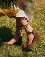 Womens_Espadrilles_The Marseille Wedge_Leather Colors_Oliva Green - Tonal - Women's Wedge Espadrilles - Oliva Green - Tonal - Soludos - 