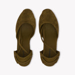 Womens_Espadrilles_The Marseille Wedge_Leather Colors_Oliva Green - Tonal - Women's Wedge Espadrilles - Oliva Green - Tonal - Soludos - 