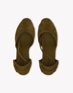 Womens_Espadrilles_The Marseille Wedge_Leather Colors_Oliva Green - Tonal - Women's Wedge Espadrilles - Oliva Green - Tonal - Soludos - 