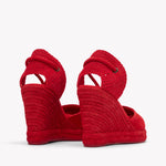 Womens_Espadrilles_The Marseille Wedge_Leather Colors_Flamenco Red - Tonal - Women's Wedge Espadrilles - Flamenco Red - Tonal - Soludos - 