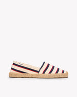 The Original Espadrille - Classic Stripes - Ivory / Navy / Red - Women's - Women's Espadrilles - Ivory / Navy / Red - Soludos - 