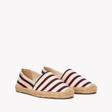 The Original Espadrille - Classic Stripes - Ivory / Navy / Red - Women's - Women's Espadrilles - Ivory / Navy / Red - Soludos - 