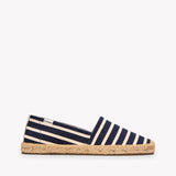 The Original Espadrille - Classic Stripes - Navy / Ivory - Women's - Women's Espadrilles - Navy / Ivory - Soludos - 
