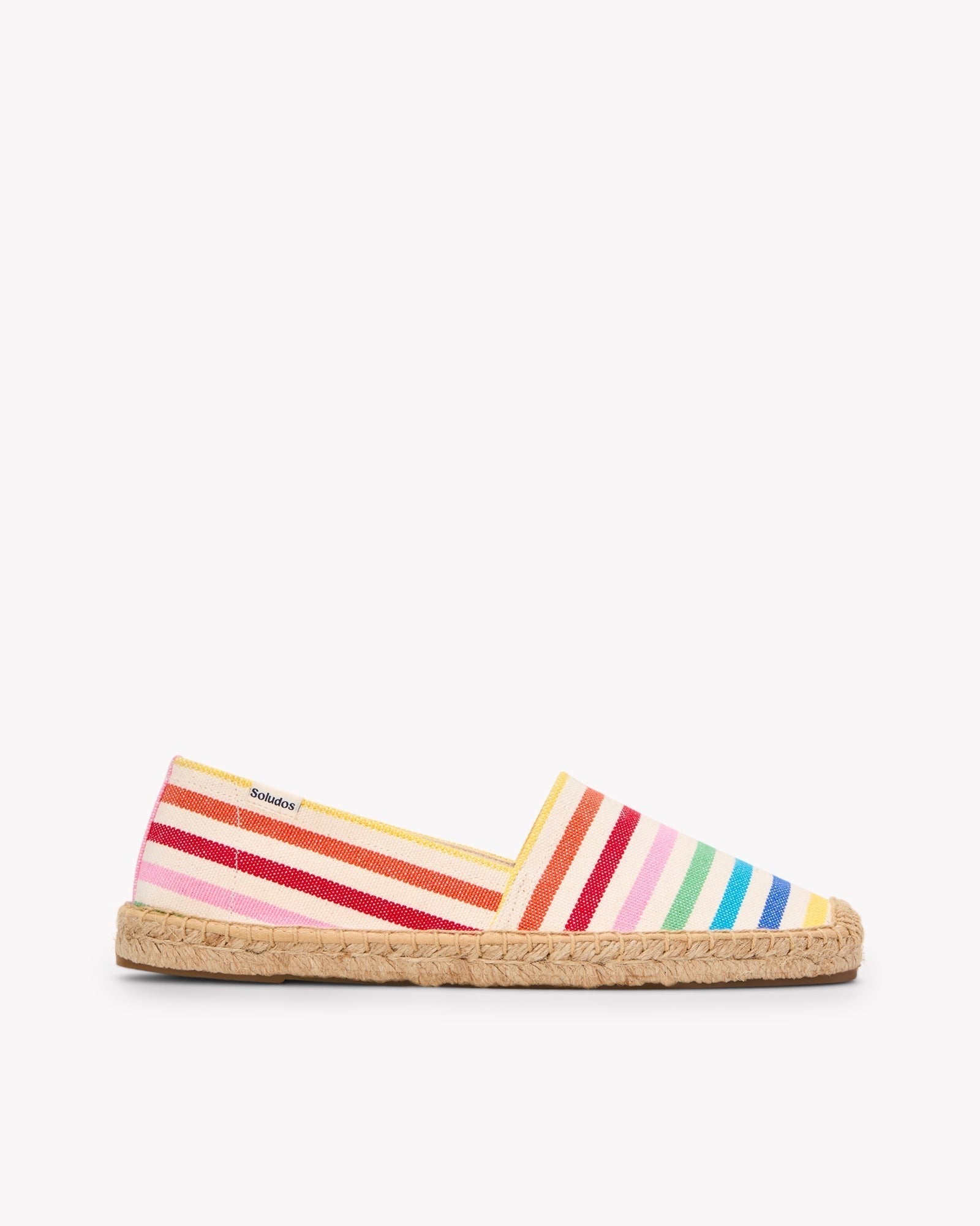The Original Espadrille - Classic Stripes - Rainbow - Women's - Women's Espadrilles - Rainbow - Soludos - 