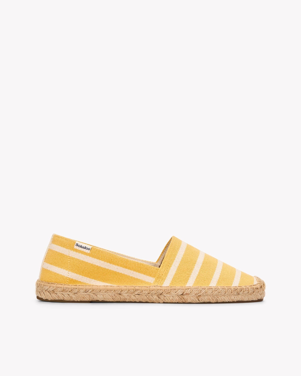 The Original Espadrille - Classic Stripes - Yellow / Ivory - Women's - Women's Espadrilles - Yellow / Ivory - Soludos - 