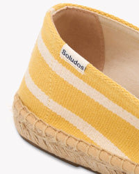 The Original Espadrille - Classic Stripes - Yellow / Ivory - Women's - Women's Espadrilles - Yellow / Ivory - Soludos - 