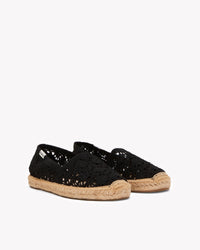 The Original Espadrille - Crochet - Noche Black - Women's - Women's Espadrilles - Noche Black - Soludos - 