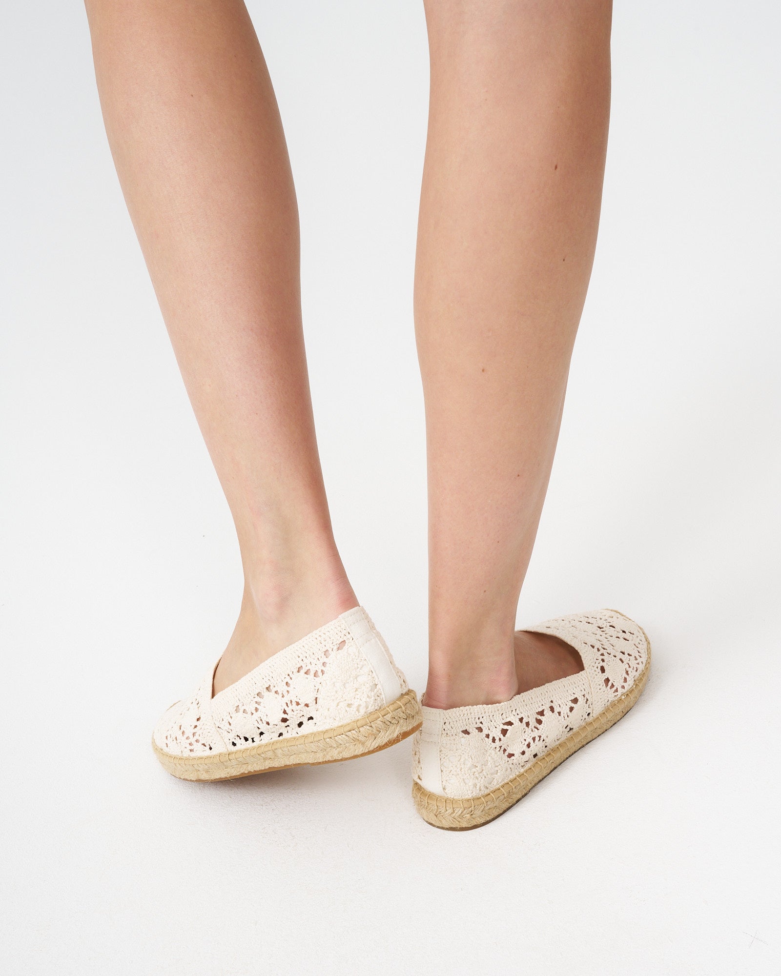 The Original Espadrille - Crochet - La Concha Ivory - Women's