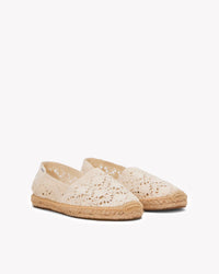 Womens Espadrilles The Original Espadrille Crochet La Concha Ivory