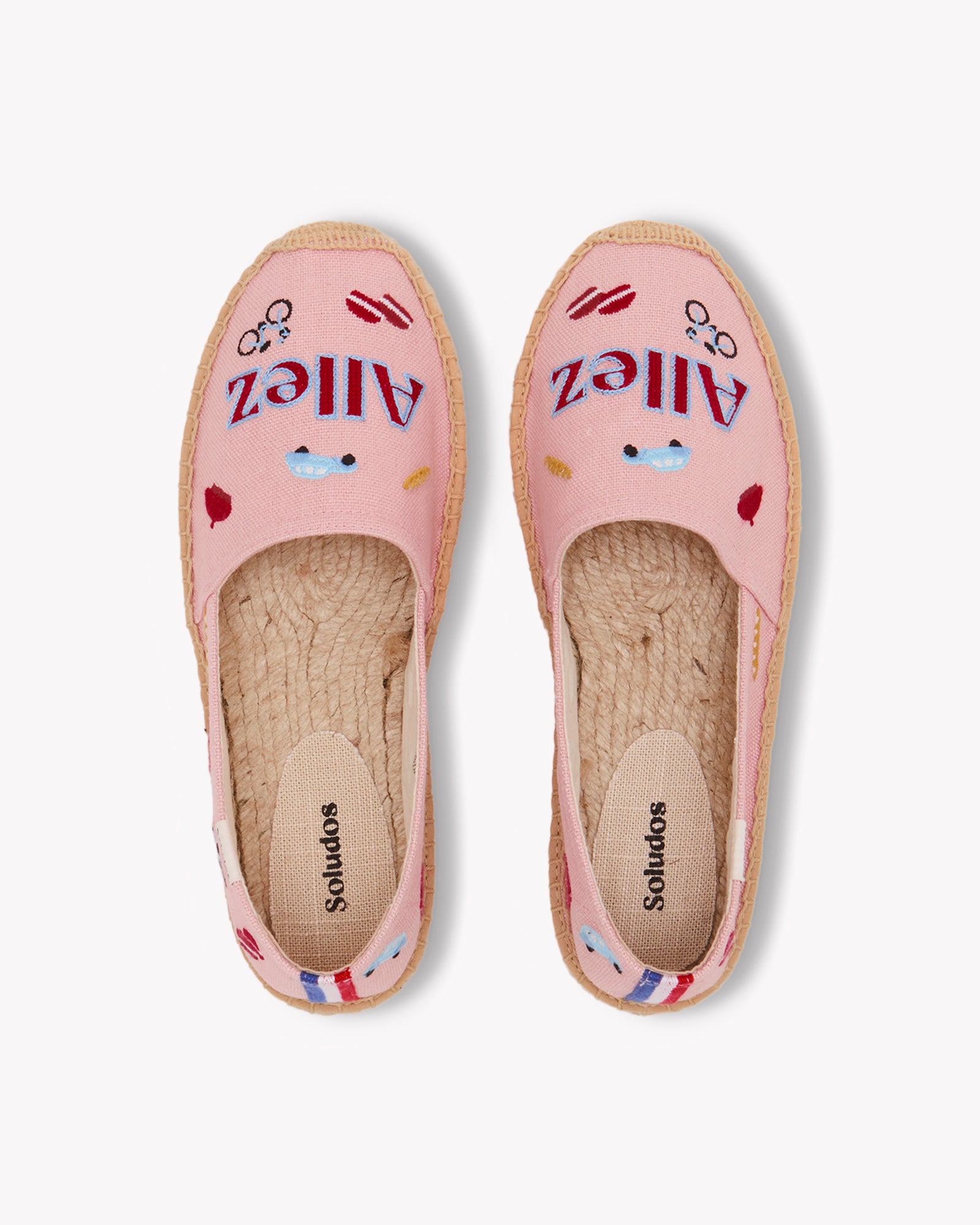 The Original Espadrille - Embroidery / France - Rosa Pink - Women's