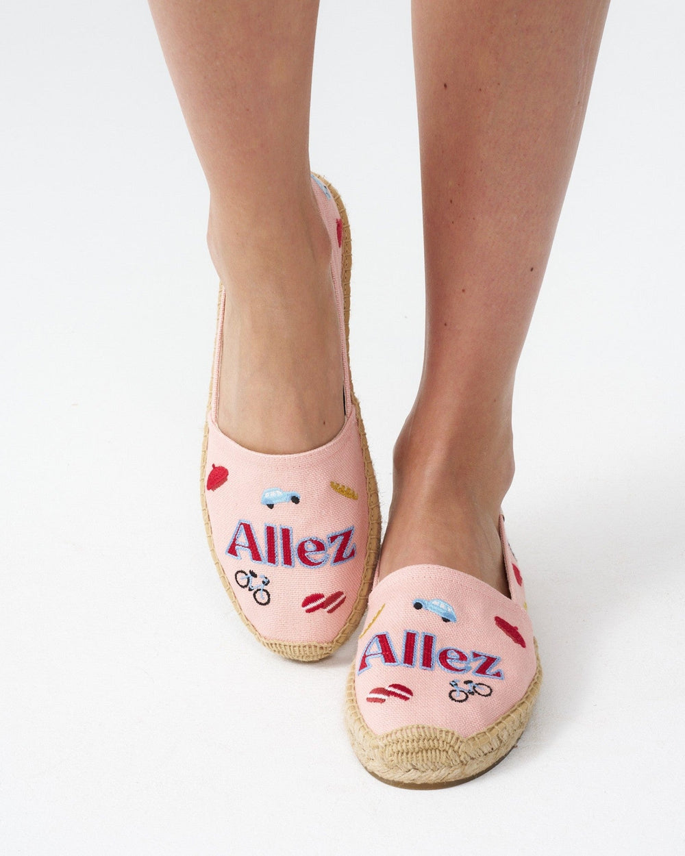 The Original Espadrille - Embroidery / France - Rosa Pink - Women's - Women's Espadrilles - Rosa Pink / France - Soludos - 
