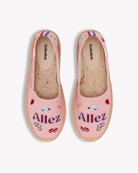 The Original Espadrille - Embroidery / France - Rosa Pink - Women's - Women's Espadrilles - Rosa Pink / France - Soludos - 