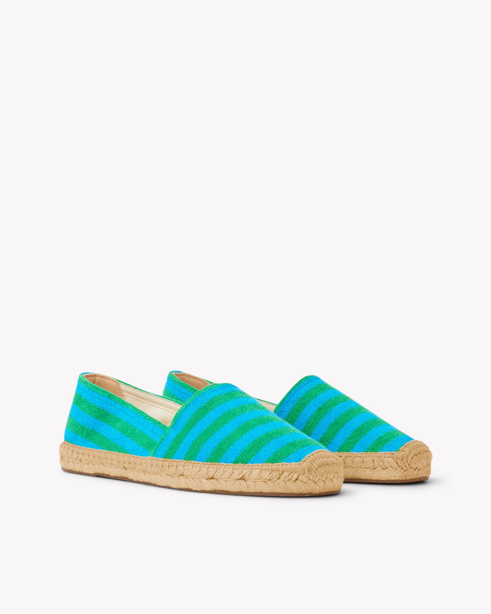 Women's Original Espadrille | Terry | Blue - Green - Women's Espadrilles - Blue - Green - Soludos - 