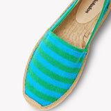 Women's Original Espadrille | Terry | Blue - Green - Women's Espadrilles - Blue - Green - Soludos - 