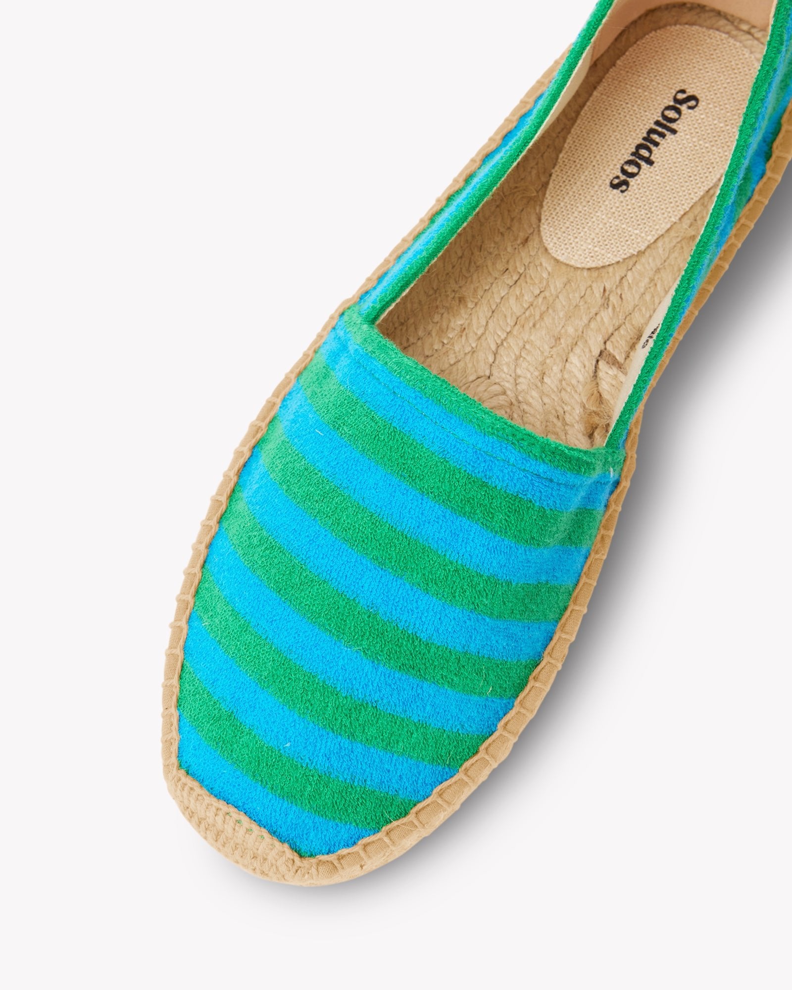 Women's Original Espadrille | Terry | Blue - Green - Women's Espadrilles - Blue - Green - Soludos - 