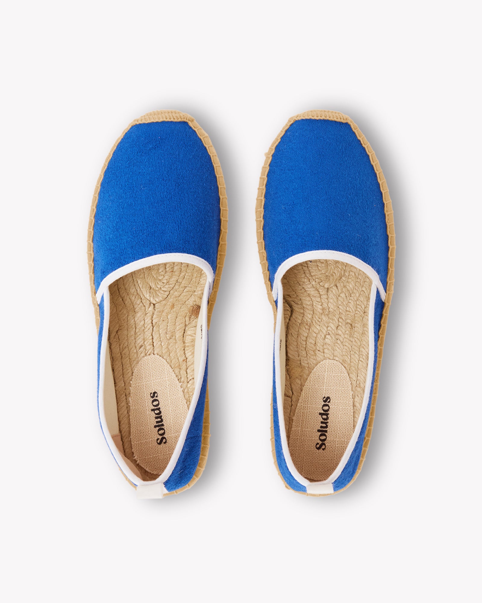 Women's Original Espadrille | Terry | French Blue - White - Women's Espadrilles - French Blue - White - Soludos - 