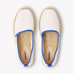Women's Original Espadrille | Terry | White - French Blue - Women's Espadrilles - White - French Blue - Soludos - 