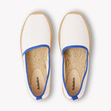 Women's Original Espadrille | Terry | White - French Blue - Women's Espadrilles - White - French Blue - Soludos - 