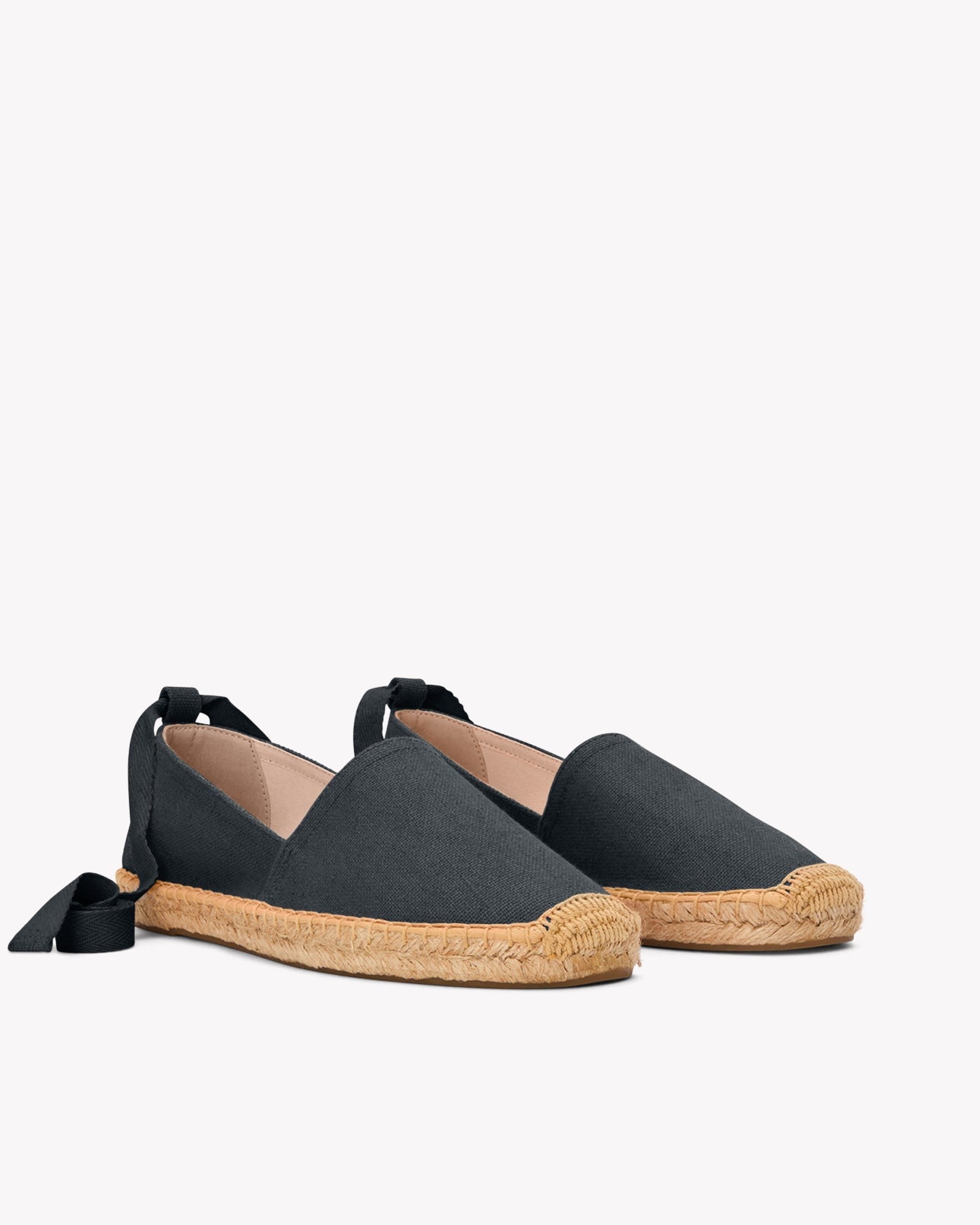 The Original Lace Up Espadrille - Noche Black - Women's - Women's Espadrilles - Noche Black - Soludos - 