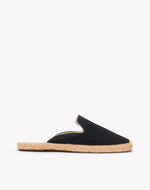 Womens_Espadrilles_The Dali Mule_Canvas Colors_Noche Black - Women's Espadrilles - Noche Black - Soludos - 