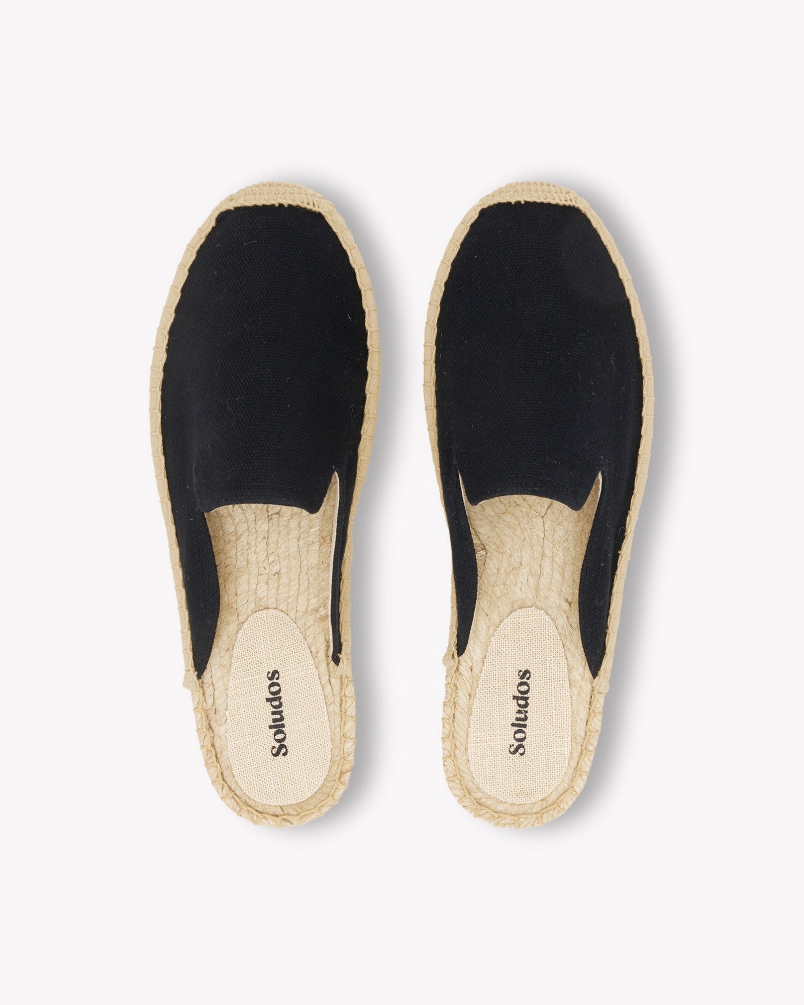 Womens_Espadrilles_The Dali Mule_Canvas Colors_Noche Black - Women's Espadrilles - Noche Black - Soludos - 