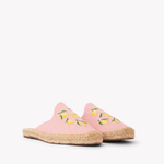 Women's Smoking Mule Espadrille | Embroidery | Lemons - Dusty Rose Pink - Womens Espadrilles - Lemons - Dusty Rose Pink - ET2C - 