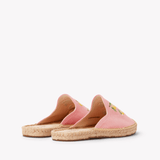 Women's Smoking Mule Espadrille | Embroidery | Lemons - Dusty Rose Pink - Womens Espadrilles - Lemons - Dusty Rose Pink - ET2C - 
