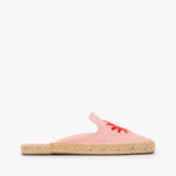 Women's Smoking Mule Espadrille | Embroidery | Sun Burst - Dusty Rose Pink