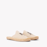 Women's Smoking Mule Espadrille | Embroidery | Scorpio - Natural Undyed - Womens Espadrilles - Scorpio - Natural Undyed - ET2C - 