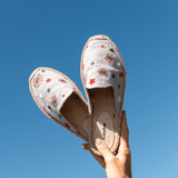 Women's Smoking Mule Espadrille | Embroidery | Stars & Stripes - Dolphin Blue - Women's Espadrilles - Stars & Stripes - Dolphin Blue - Soludos -