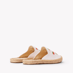 Women's Smoking Mule Espadrille | Embroidery | Strawberries - Oasis White - Womens Espadrilles - Strawberries - Oasis White - ET2C - 