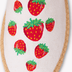 Women's Smoking Mule Espadrille | Embroidery | Strawberries - Oasis White - Womens Espadrilles - Strawberries - Oasis White - ET2C - 