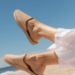 Women's Smoking Mule Espadrille | Raffia | Natural Undyed - Women's Espadrilles - Natural Undyed - Soludos -