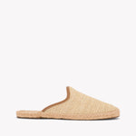 Women's Smoking Mule Espadrille | Raffia | Natural Undyed - Women's Espadrilles - Natural Undyed - Soludos -
