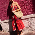 Women's Smoking Mule Espadrille | Suede | Miel Brown - Women's Espadrilles - Miel Brown - Soludos - 