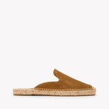Women's Smoking Mule Espadrille | Suede | Miel Brown
